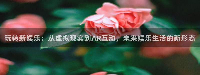 焦点娱乐2平台：玩转新娱乐：从虚拟现实到AR互动，未来娱乐生活的新形态